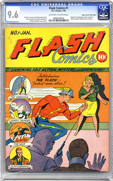 flash comics #1 cgc 9.6