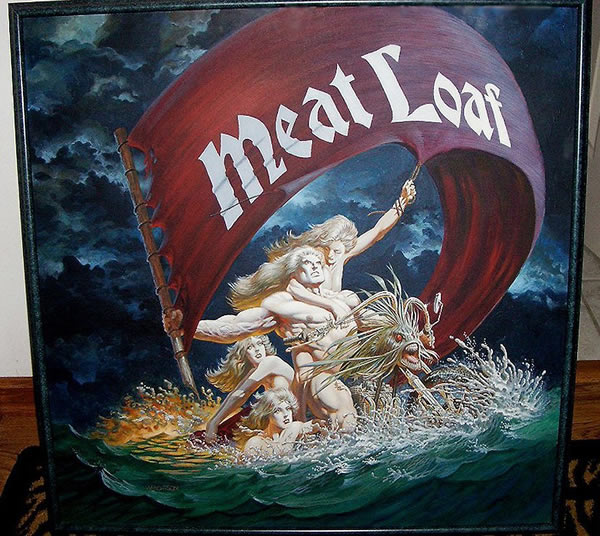 eBay Comics Item for the Ending 2010.7.31 (Bernie Wrightson Meat Loaf Album Cover) It's All Just Comics