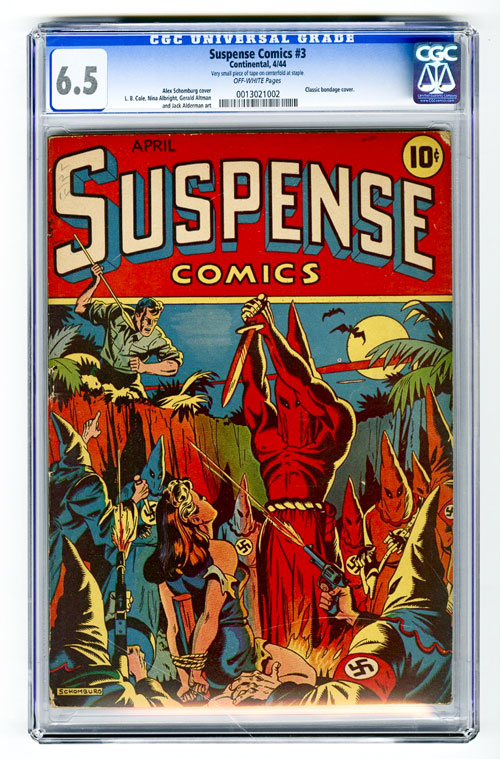 High Value eBay Comics Auction For the Week Ending 2012.4.7 (Suspense