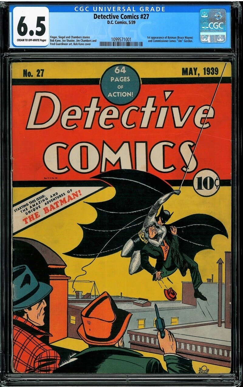 detective comics 27 cgc 6.5